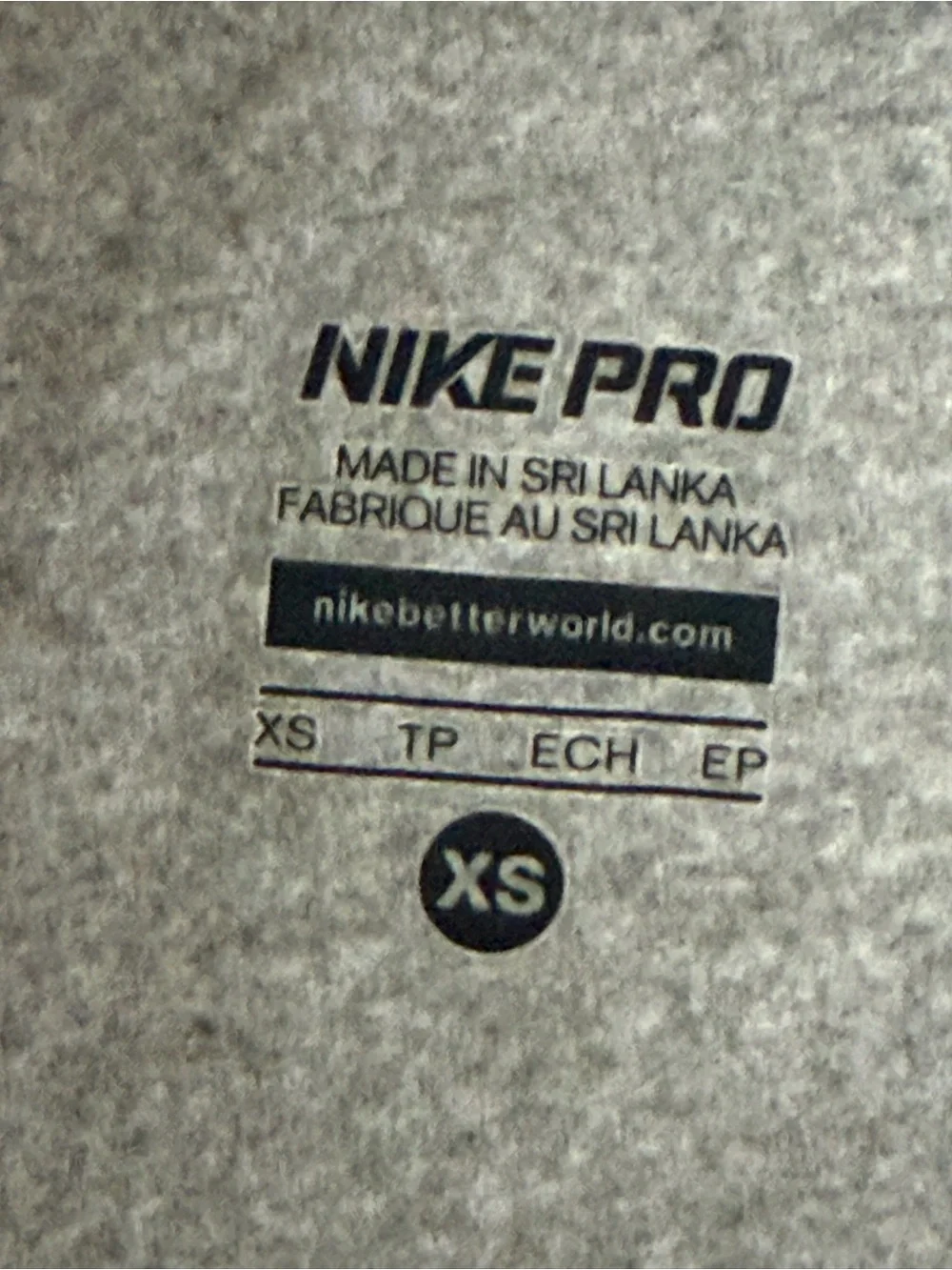 Nike Light Grey Leggings w/Bright Pink 'Just Do It' Graphic
